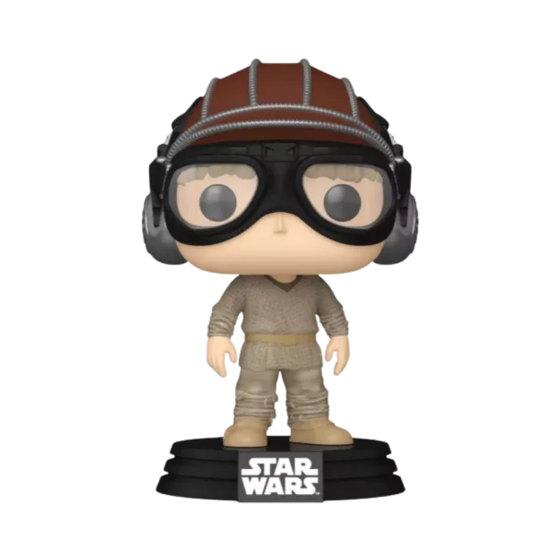 Anakin Skywalker in Pod Racer Helmet Funko Pop! #698 stock photo out-of-box from Star Wars: Episode I The Phantom Menace