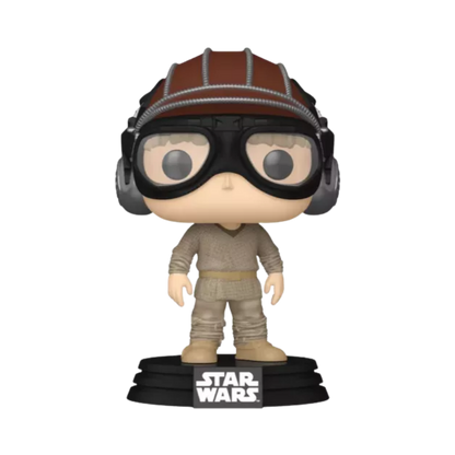 Anakin Skywalker in Pod Racer Helmet Funko Pop! #698 stock photo out-of-box from Star Wars: Episode I The Phantom Menace