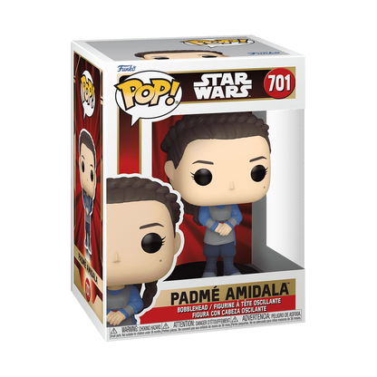 Padmé Amidala Tatooine Peasant Funko Pop! #701 stock photo in-box from Star Wars: Episode I The Phantom Menace