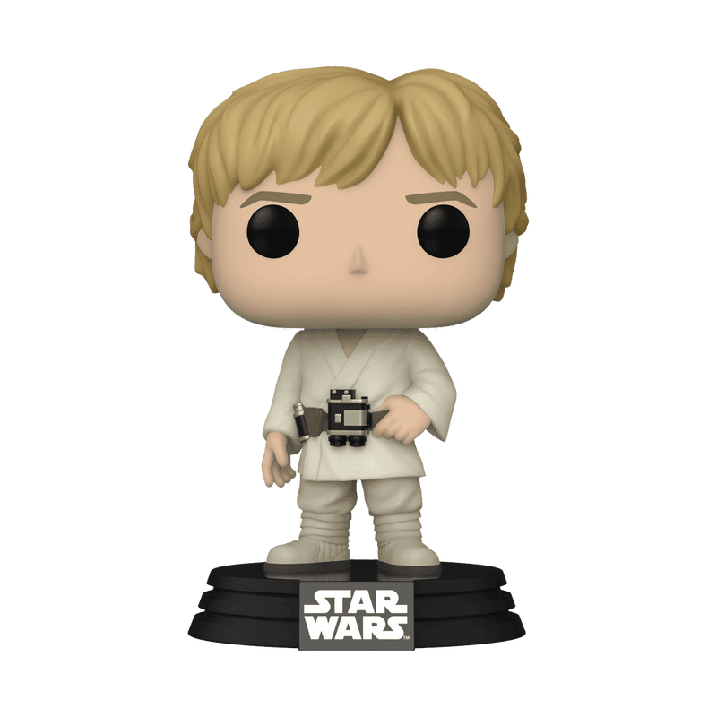 Luke Skywalker Funko Pop! #594 stock photo out-of-box from Star Wars Episode IV A New Hope