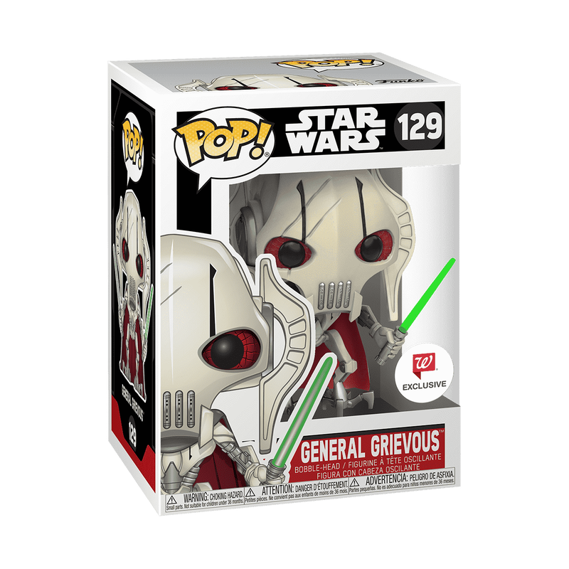 General Grievous Funko Pop! #129 Exclusive stock photo in-box from Star Wars