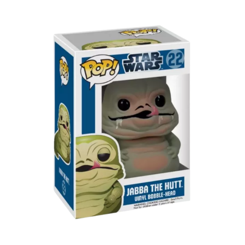 Jabba the Hutt Funko Pop! #22 stock photo in-box from Star Wars