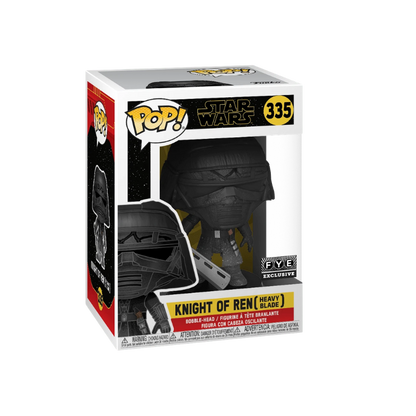 Knight of Ren Heavy Blade Funko Pop! #335 FYE Exclusive stock photo in-box from Star Wars The Rise of Skywalker