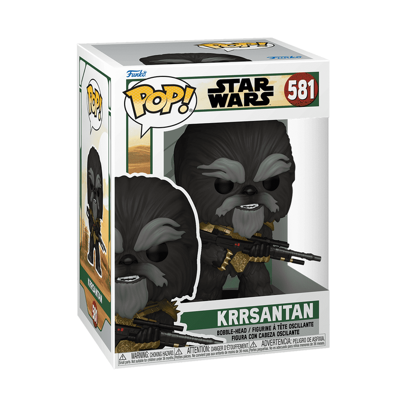 Krrsantan Funko Pop! #581 stock photo in-box from Star Wars The Book of Boba Fett