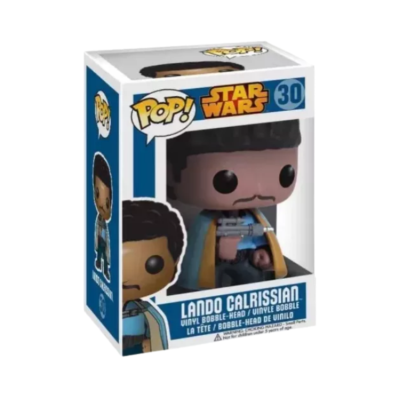 Lando Calrissian Funko Pop! #30 stock photo in-box from Star Wars