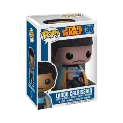 Lando Calrissian Funko Pop! #30 stock photo in-box from Star Wars