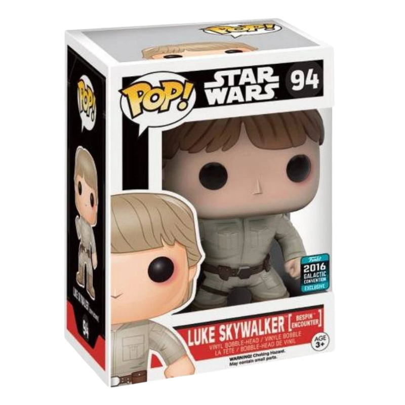 Luke Skywalker Bespin Encounter Funko Pop! #94 Galactic Convention 2016 Exclusive stock photo in-box from Star Wars