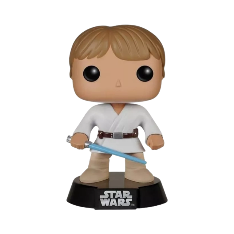 Luke Skywalker Tatooine Funko Pop! #49 stock photo out-of-box from Star Wars