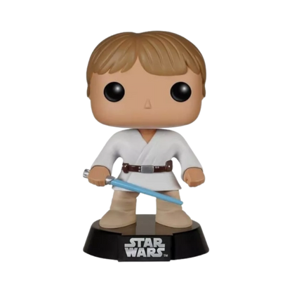 Luke Skywalker Tatooine Funko Pop! #49 stock photo out-of-box from Star Wars