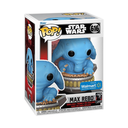 Max Rebo Funko Pop! #616 Walmart Exclusive stock photo in-box from Star Wars