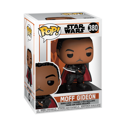 Moff Gideon Funko Pop! #380 stock photo in-box from Star Wars The Mandalorian