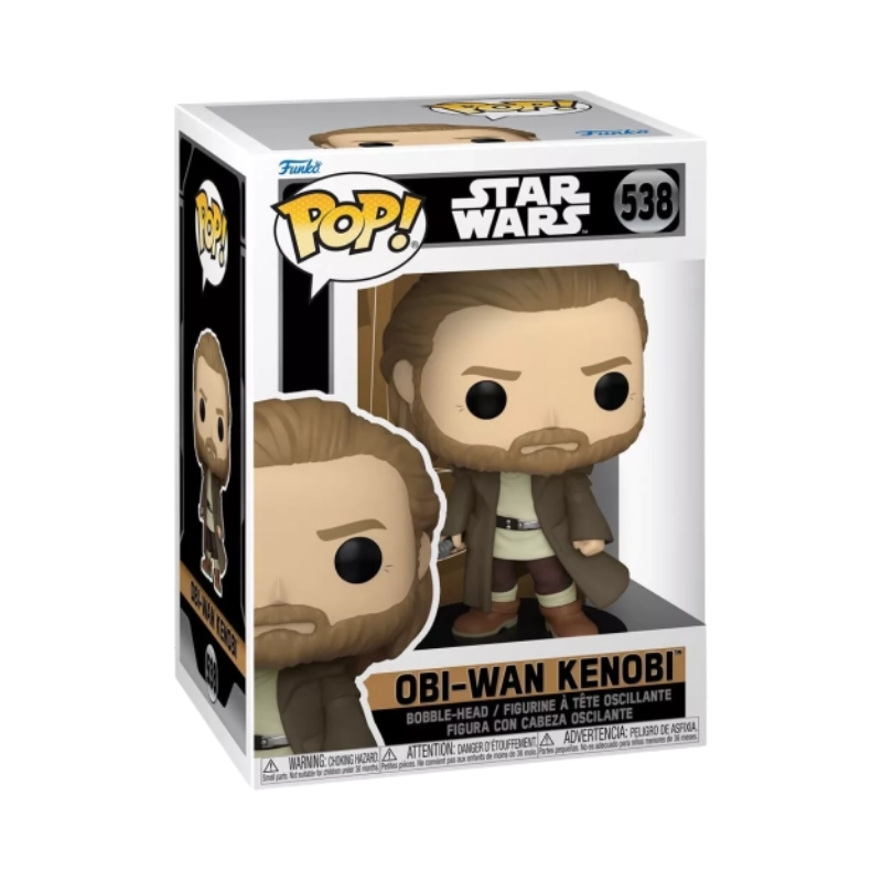 Obi-Wan Kenobi Funko Pop! #538 stock photo in-box from Star Wars