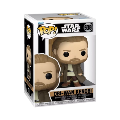Obi-Wan Kenobi Funko Pop! #538 stock photo in-box from Star Wars