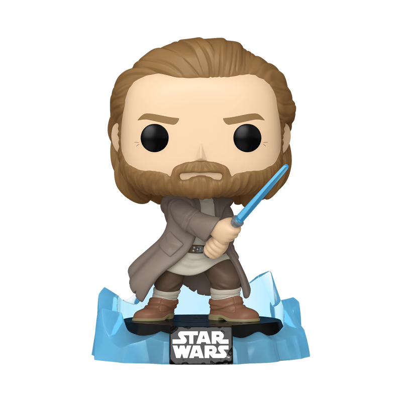 Stock photo of Star Wars Funko Pop! Obi-Wan Kenobi (Kyber Crystal) #861 Supreme NYCC 2026 edition out of box.
