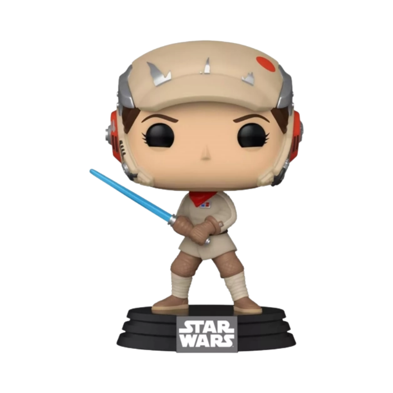 Princess Leia Jedi Training Funko Pop! #400 New York Comic Con 2020 Shared Exclusive stock photo out-of-box from Star Wars