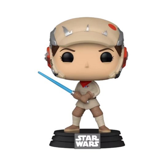 Princess Leia Jedi Training Funko Pop! #400 New York Comic Con 2020 Shared Exclusive stock photo out-of-box from Star Wars
