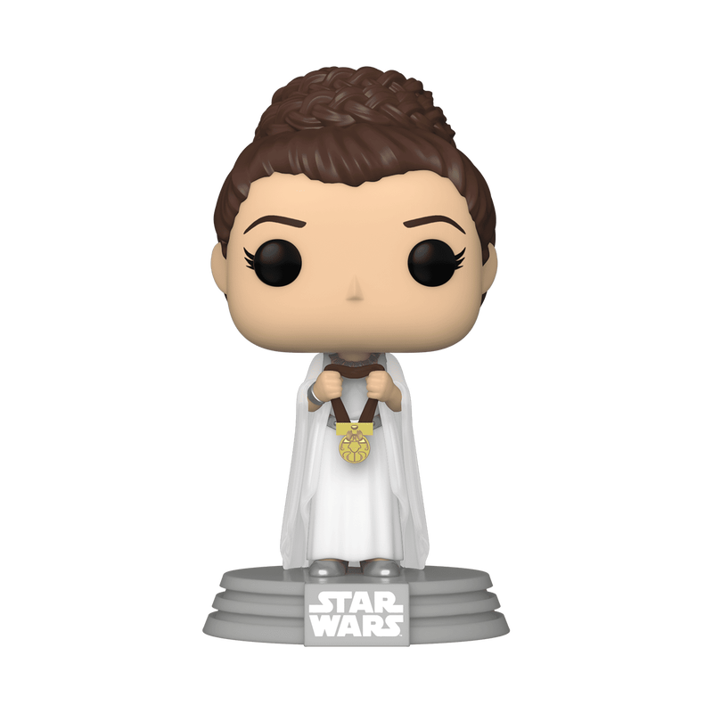 Princess Leia Yavin Funko Pop! #459 Amazon Exclusive stock photo out-of-box from Star Wars