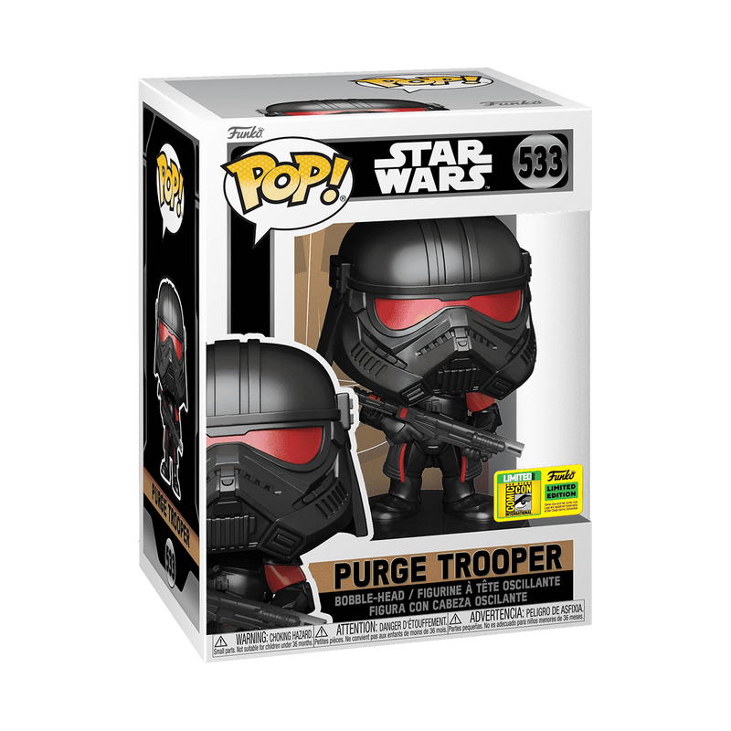 Star Wars Purge Trooper San Diego Comic Con Funko Pop Packaging