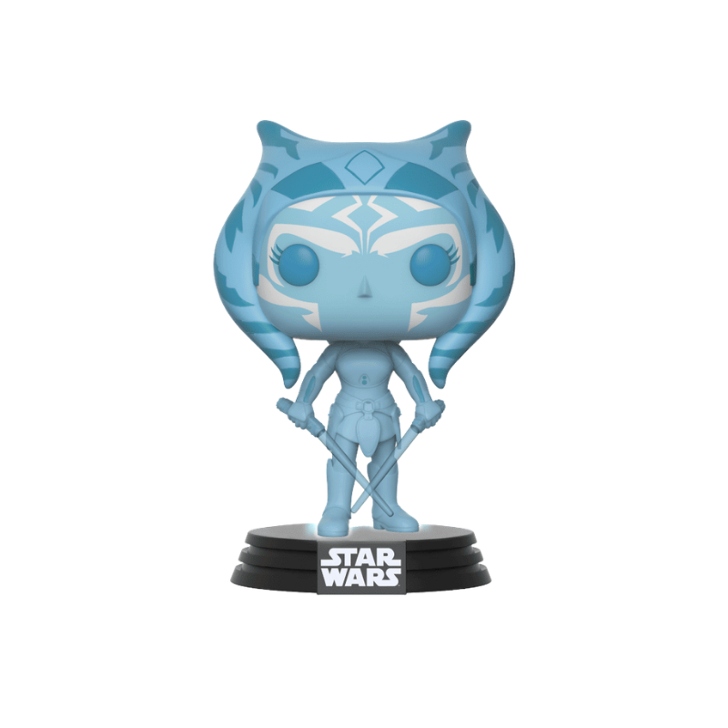 Ahsoka Funko Pop! #130 Glow Los Angeles Comic Con Exclusive stock photo out-of-box from Star Wars Rebels
