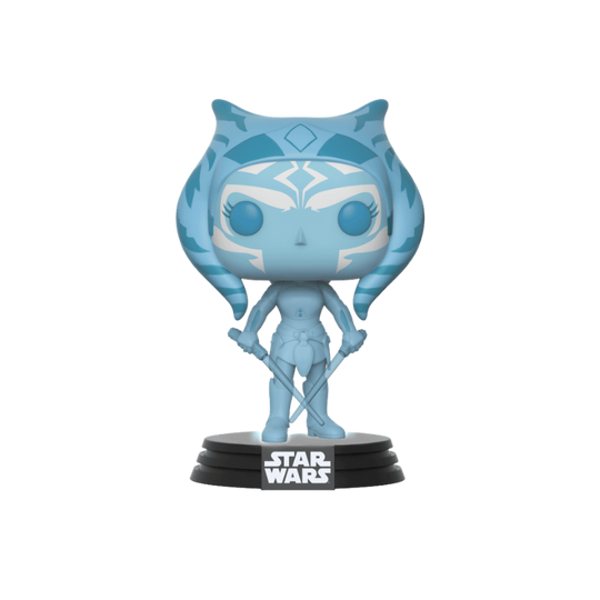 Ahsoka Funko Pop! #130 Glow Los Angeles Comic Con Exclusive stock photo out-of-box from Star Wars Rebels