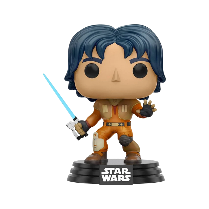 Ezra Bridger Funko Pop! #134 stock photo out-of-box from Star Wars Rebels