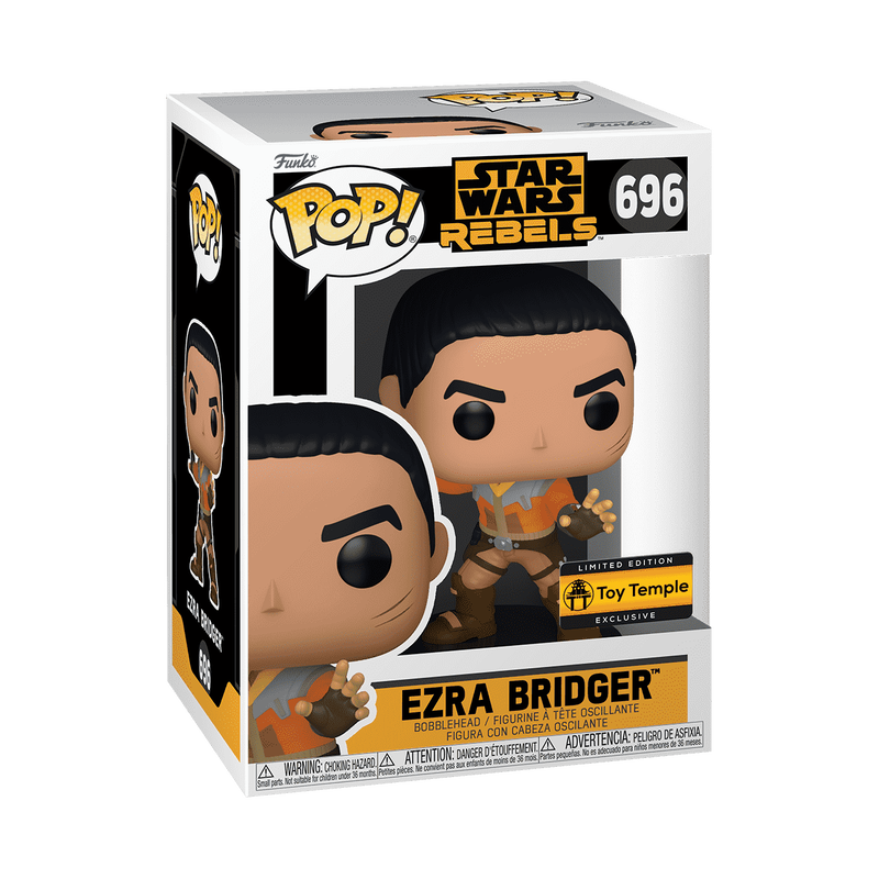 Ezra Bridger Funko Pop! #696 Toy Temple Exclusive Limited Edition 5000 Pcs stock photo in-box from Star Wars Rebels