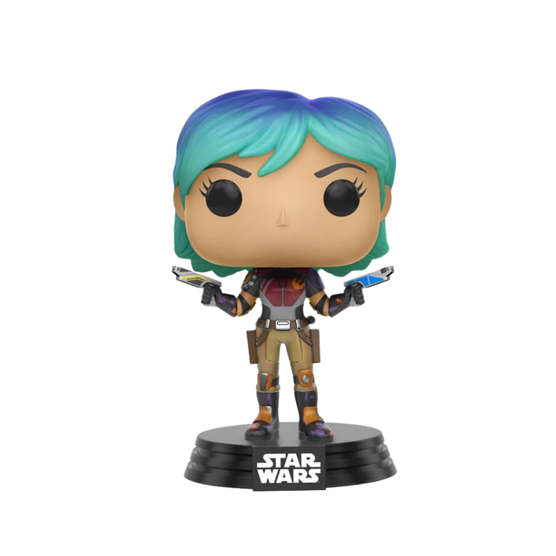 Sabine Funko Pop! #135 stock photo out-of-box from Star Wars Rebels