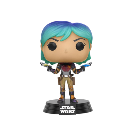 Sabine Funko Pop! #135 stock photo out-of-box from Star Wars Rebels