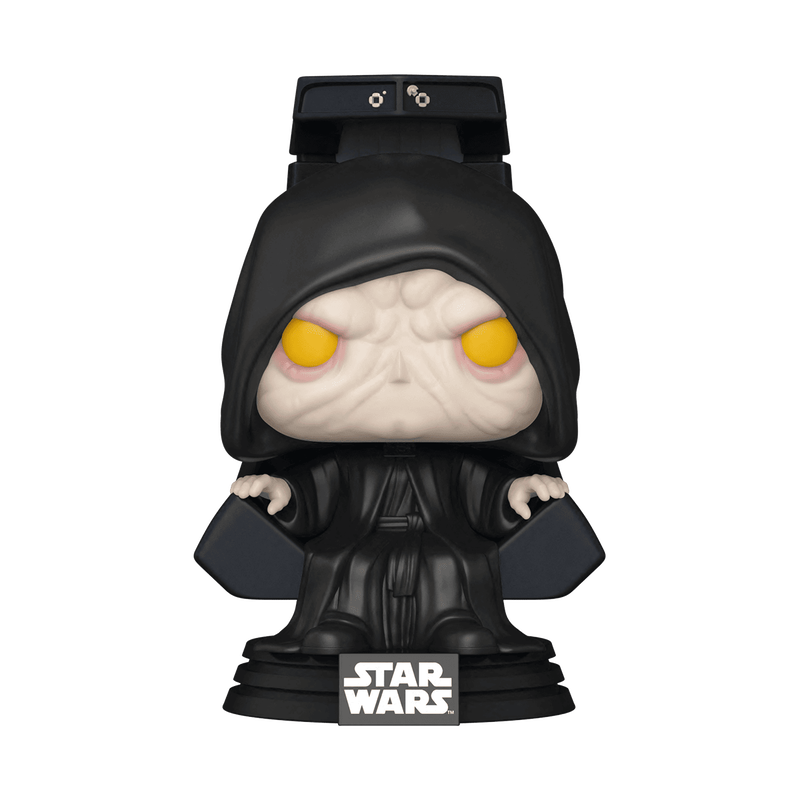 Emperor Palpatine on Throne Funko Pop! #614 Hot Topic Exclusive stock photo out-of-box from Star Wars: Return of the Jedi 40th