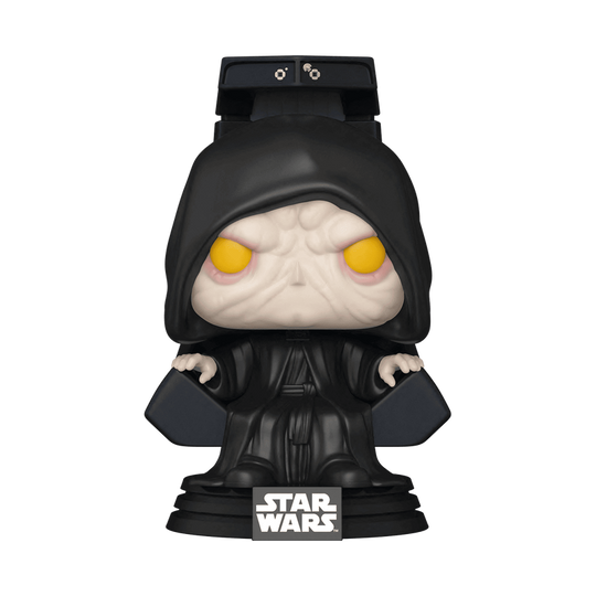 Emperor Palpatine on Throne Funko Pop! #614 Hot Topic Exclusive stock photo out-of-box from Star Wars: Return of the Jedi 40th