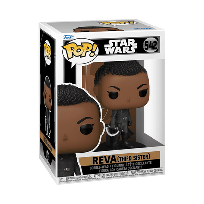 Reva Third Sister Funko Pop! #542 stock photo in-box from Star Wars Obi-Wan Kenobi