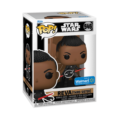 Reva Third Sister with Lightsaber Funko Pop! #546 Walmart Exclusive stock photo in-box from Star Wars Obi-Wan Kenobi