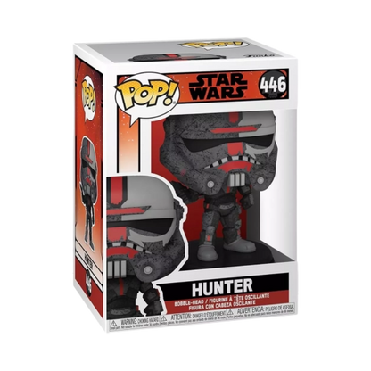 Hunter Funko Pop! #446 stock photo in-box from Star Wars: The Bad Batch