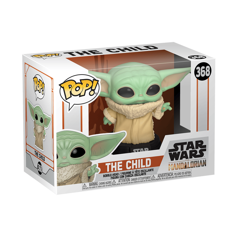 The Child Reaching Funko Pop! #368 stock photo in-box from Star Wars