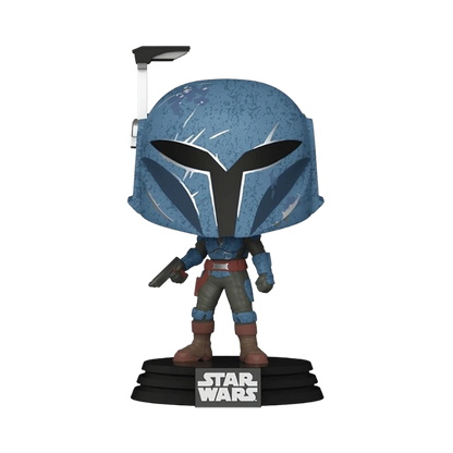 Koska Reeves Funko Pop! #489 Specialty Series stock photo out-of-box from Star Wars: The Mandalorian