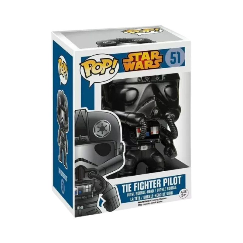 TIE Fighter Pilot Funko Pop! #51 stock photo in-box from Star Wars