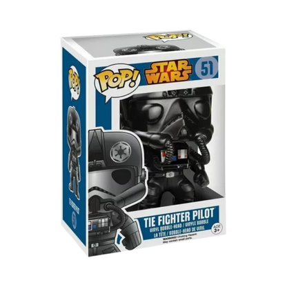 TIE Fighter Pilot Funko Pop! #51 stock photo in-box from Star Wars