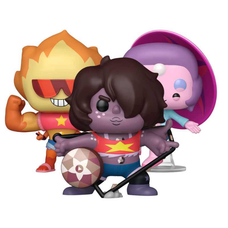 Steven Universe Set Funko Pop! #2298 2299 2300 stock photo out-of-box Steven Universe