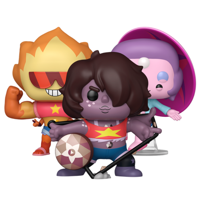 Steven Universe Set Funko Pop! #2298 2299 2300 stock photo out-of-box Steven Universe