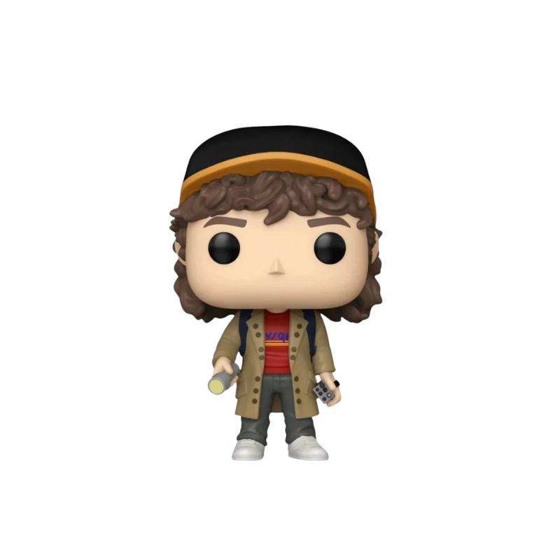 Dustin Henderson Funko Pop! #1796 Exclusive stock photo out-of-box from Stranger Things