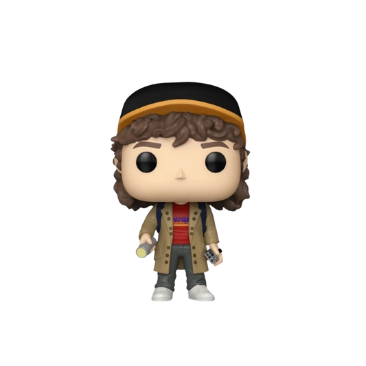 Dustin Henderson Funko Pop! #1796 Exclusive stock photo out-of-box from Stranger Things
