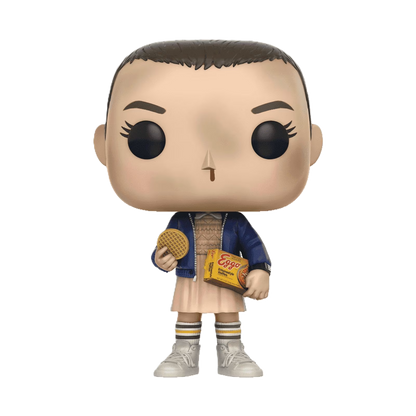 Eleven with Eggo Funko Pop! #421 Walmart Exclusive vinyl figure out of box from Stranger Things
