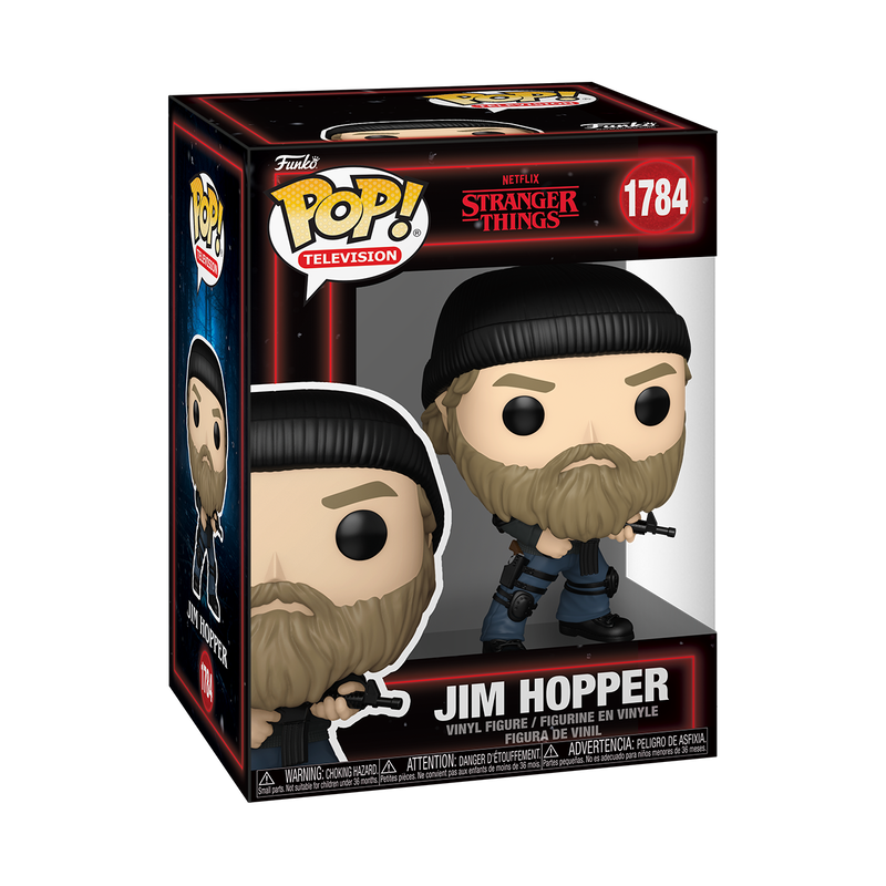 Jim Hopper Funko Pop! #1784 in box packaging from Stranger Things