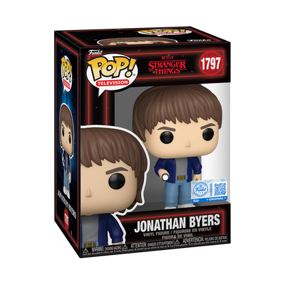 Jonathan Byers Funko Pop! #1797 Funko Exclusive stock photo in-box Stranger Things
