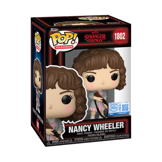 Nancy Wheeler Funko Pop! #1802 Funko Exclusive stock photo in-box Stranger Things
