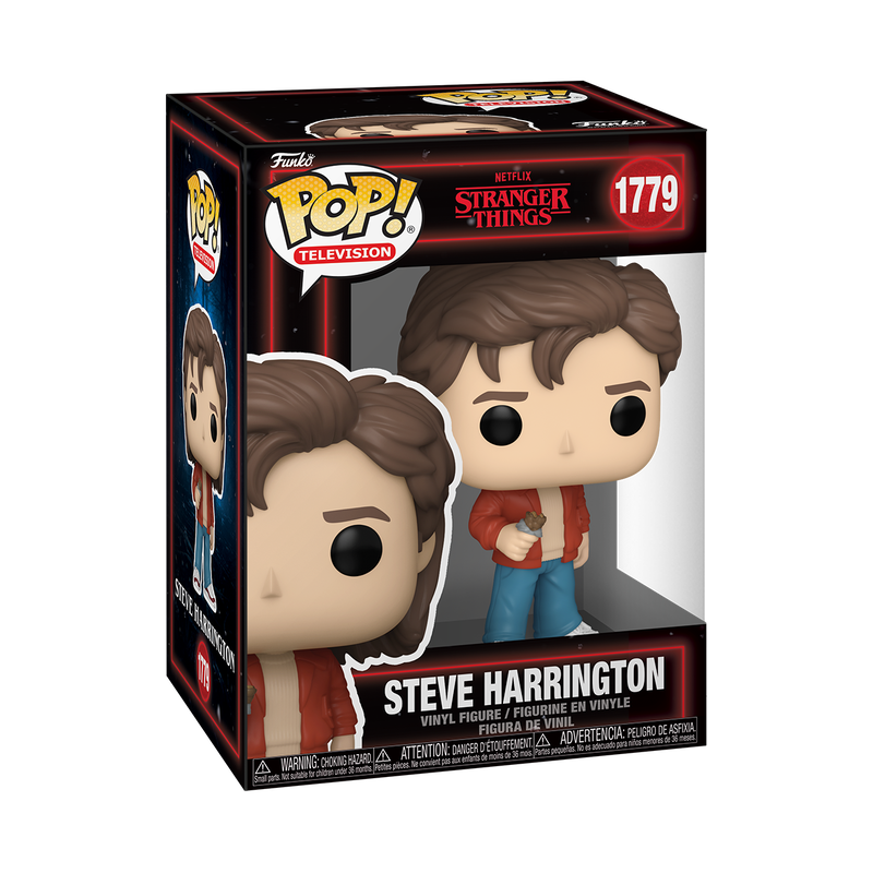 Steve Harrington Funko Pop! #1779 in box packaging from Stranger Things