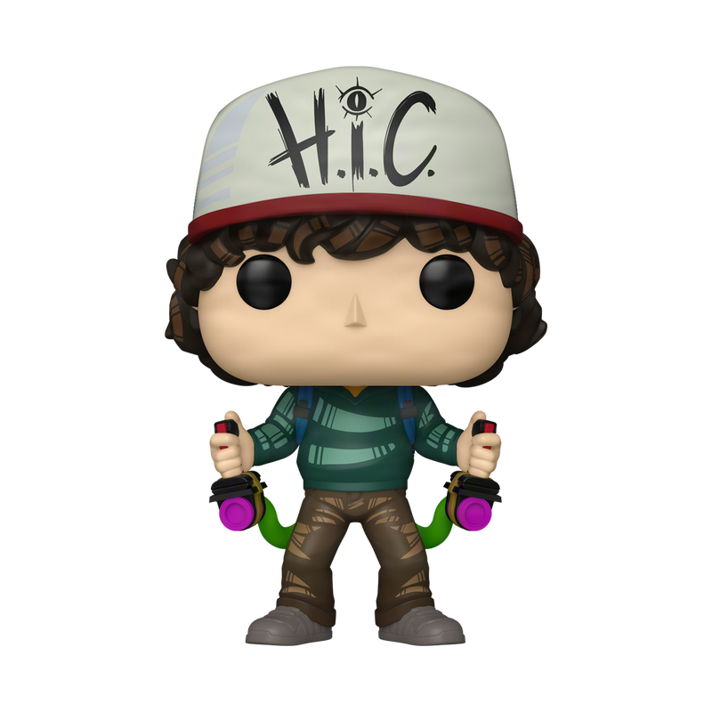 Dustin Funko Pop! #2462 stock photo out-of-box from Stranger Things Tales from '85