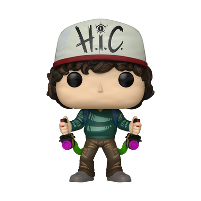 Dustin Funko Pop! #2462 stock photo out-of-box from Stranger Things Tales from '85