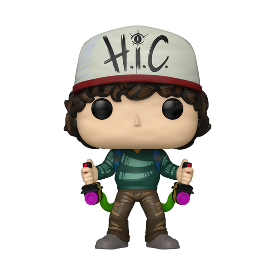 Dustin Funko Pop! #2462 stock photo out-of-box from Stranger Things Tales from '85