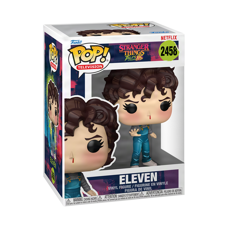 Eleven Funko Pop! #2458 stock photo in-box from Stranger Things Tales from '85